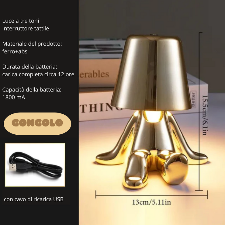 Luminomi Chic™ by Floranto: mini lampade a LED a forma di omini
